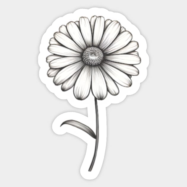 Daisy Flower Cute Floral Sticker by UniqueMe